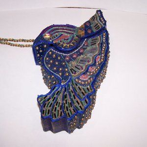 Vintage Beaded Box Purse